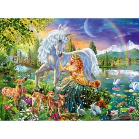 Puzzle Printesa Si Unicorn, 200 Piese Starline Ravensburger - 1